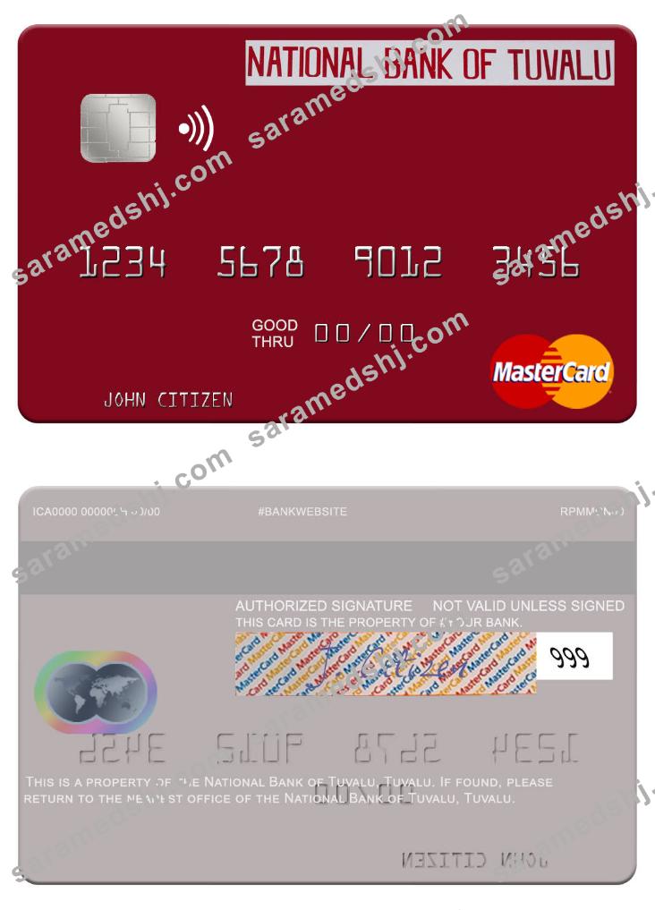 Tuvalu National Bank of Tuvalu mastercard